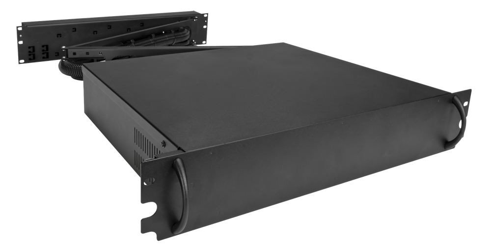 ARAD-S2: Enclosure Security 2U for RACK 19" cabinets 24 lines