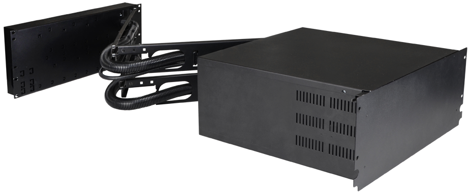 ARAD-S4: Enclosure RACK Security 4U/400mm/48lines/17Ah for RACK 19″ two-level