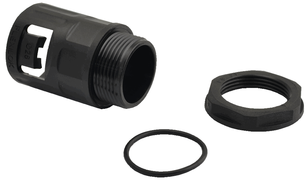 ARAP21P: Straight cable gland 21mm
