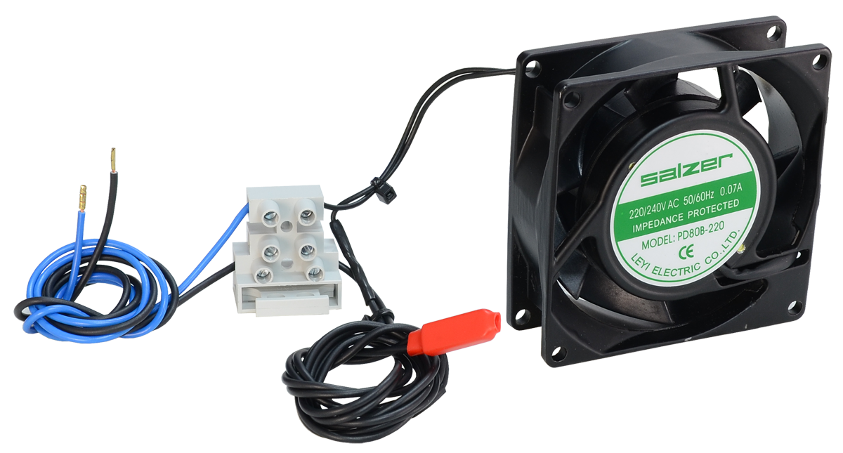 ARAW45: Fan with temperature sensor 45°C