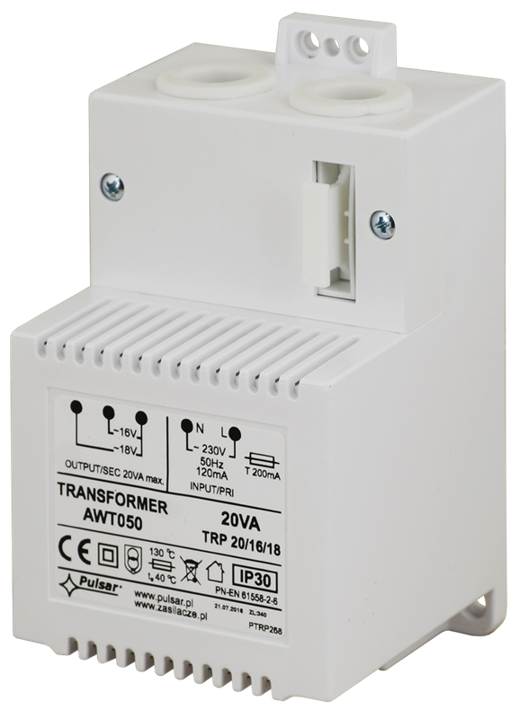 AWT050: Transformer TRP 20VA/16V/18V