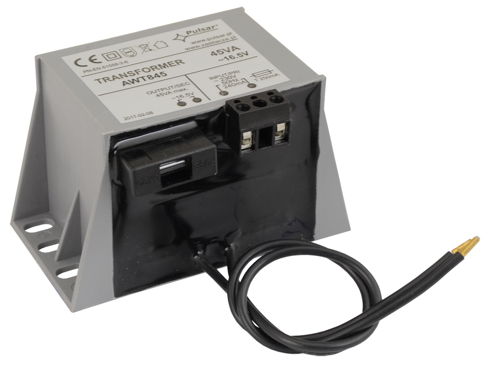 AWT845: Transformer 45VA/16,5V