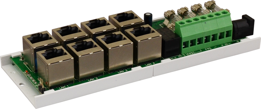 AWZ603: PoE4/0.5-1A/2,5/AW/R power distribution module for IP cameras (PoE)