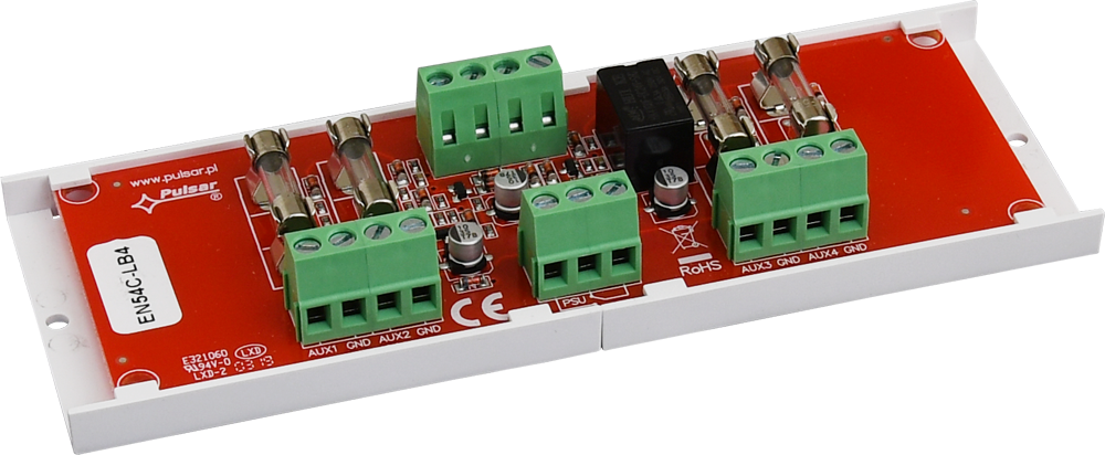EN54C-LB4: LB4/0,5A/FTA fuse module EN54C